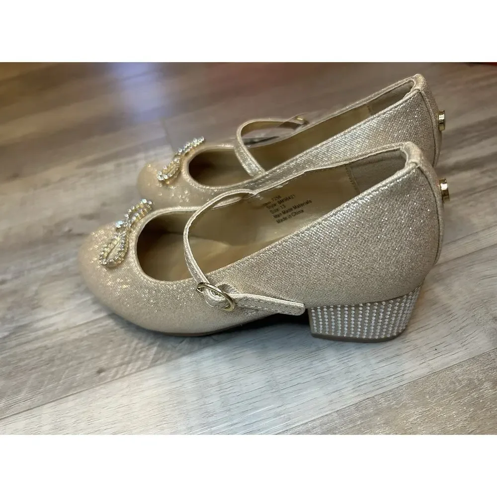 Badgley Mischka Girls Dress Shoes Size 13